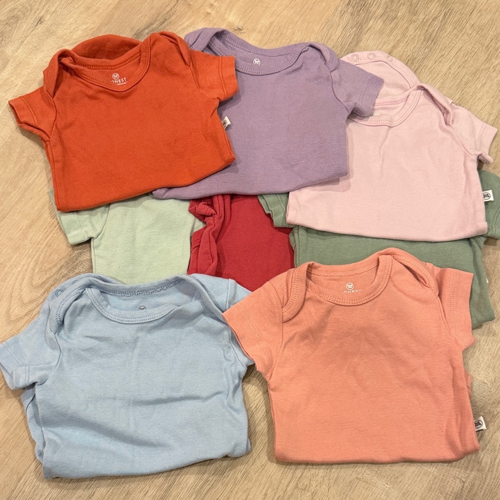 The Honest Company Short Sleeve Tees - Multicolor Pack